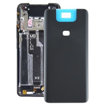 Asus Zenfone 6 ZS630KL Glass Battery Back Cover - Jet Black - 1