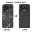 ZTE Blade V70 Orange Leather Battery Back Cover with Adhesive - 6