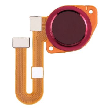 Moto G9 Play Fingerprint Sensor Flex Cable (Red) - Motorola Replacement - 1