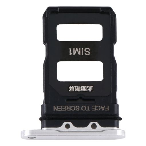 Xiaomi Mi 11 SIM Card Tray Set (Silver) - Dual Trays Included - 1
