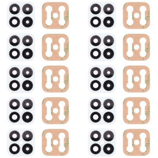 Huawei Nova 8 SE Back Camera Lens 10pcs (White) Replacement Set - 1