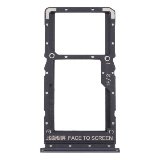 SIM & Micro SD Tray for Xiaomi Redmi Note 10 5G/Poco M3 Pro 5G (Black) - 1
