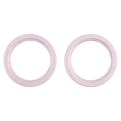 iPhone 13 Rear Camera Glass Lens Protector Ring 2 PCS - Pink - 1