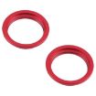 iPhone 13 Rear Camera Glass Lens Protector Ring 2 PCS - Red - 2