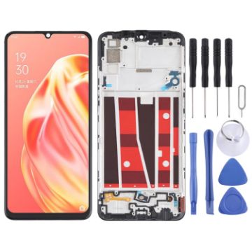 OPPO A91 LCD Screen & Digitizer Assembly with Frame PCPM00 CPH2001 CPH2021 - 1