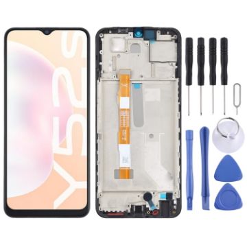 Vivo Y52s V2057A LCD Screen & Digitizer Assembly with Frame Replacement - 1