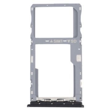 SIM & Micro SD Card Tray for T-Mobile Revvl 4+ 5062 506W 5062Z Black - 1