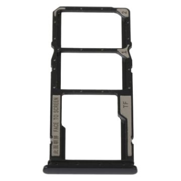 Xiaomi Redmi 10A SIM & Micro SD Card Tray Set (Black) - 1