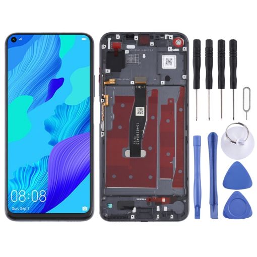 Honor 20/Huawei Nova 5T LCD Screen Digitizer Assembly with Frame Black - 1
