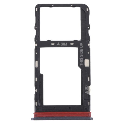 TCL 30 V 5G SIM & Micro SD Card Tray (Black) - Original Replacement - 1