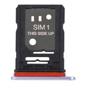 TCL 10 Plus Original Purple SIM & Micro SD Card Tray Replacement - 1