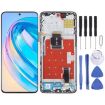 Honor X8a Black LCD Screen & Digitizer Assembly with Frame - 1