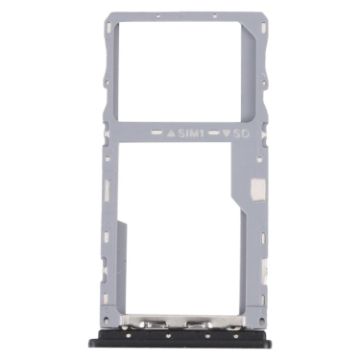 TCL 20Y Black SIM & Micro SD Card Tray Replacement - Original Parts - 1