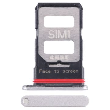 Xiaomi Redmi K60 Silver SIM Card Tray Replacement - 1