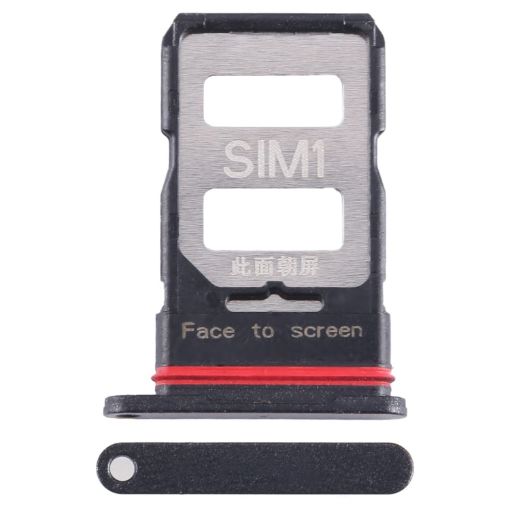 Xiaomi Poco F5 Pro Black SIM Card Tray Replacement - 1