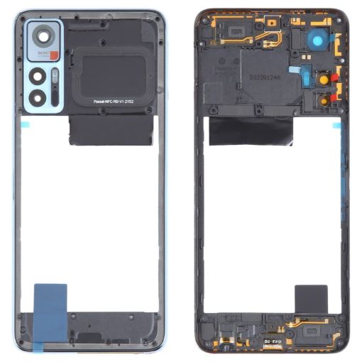 TCL 30 4G/5G Original Blue Middle Frame Bezel Plate - 1