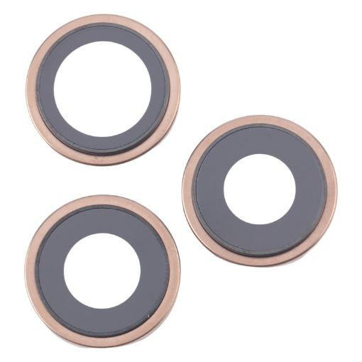 iPhone 16 Pro Max Gold Camera Lens Cover Set - 3pcs - 1