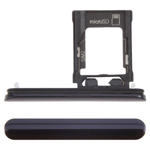 Sony Xperia Ace SIM & Micro SD Card Tray - Black Replacement Part - 1