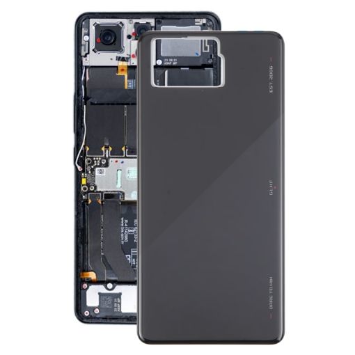 Asus ROG Phone 8 Pro AI2401 Global Glass Battery Back Cover Black - 1