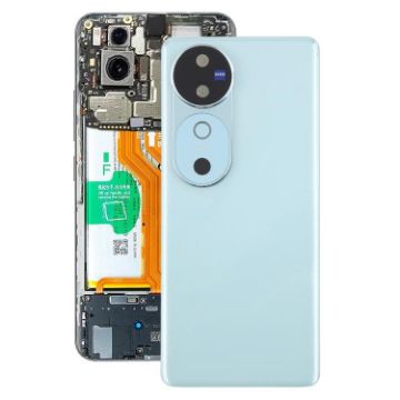 Vivo V40 Battery Back Cover with Camera Lens Cover - Blue - 1