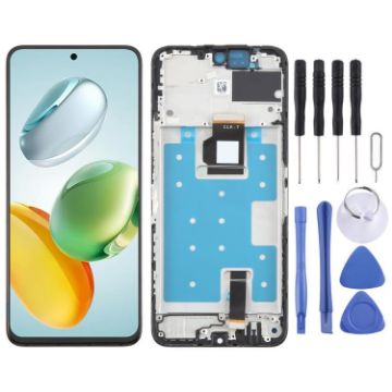 For Honor 200 Smart LCD Screen Digitizer Full Assembly with Frame - 1