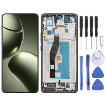 Xiaomi 14T AMOLED LCD Screen Digitizer Assembly with Frame (Black) - 1