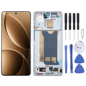 Xiaomi Redmi K80 AMOLED LCD Screen Digitizer Assembly with Frame Blue - 1