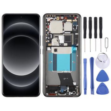 Xiaomi 14 Ultra AMOLED LCD Screen Digitizer Assembly with Frame Black - 1