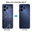 Boost Celero 5G 2024 Blue Glass Battery Back Cover with Camera Lens Cover - 6