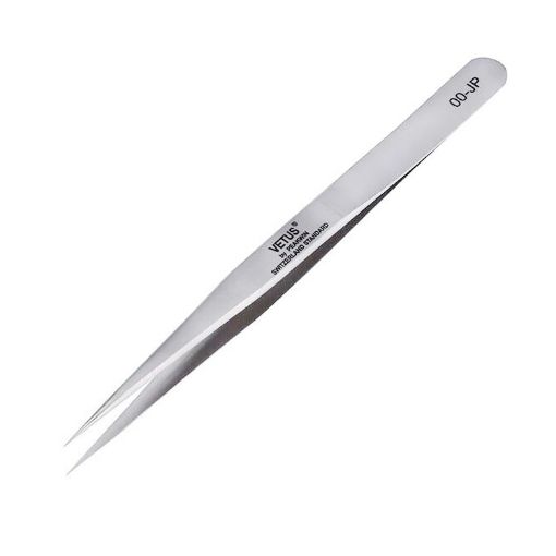 Vetus 00-JP Antimagnetic Stainless Steel Precision Tweezers - 1