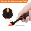 Double Headed Scraper Blade Glue Remover Cleaner Tool - Yellow Squeegee - 3