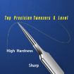 Ultra Fine Aaa-14 Stainless Steel High Hardness Durable Tweezers - 6