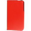 Red Litchi Texture Leather Case with Holder for Galaxy Tab 3 (8.0) - 3