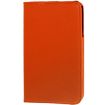 Orange Litchi Texture Leather Case with Holder for Galaxy Tab 3 (8.0) - 3