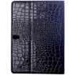 Crocodile Texture Flip Leather Case for Galaxy Tab S 10.5/T800 - Black - 3