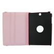 Litchi Texture Pink Leather Case for Galaxy Tab A 9.7 - 360 Rotating Holder - 4