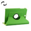 Galaxy Tab A 9.7 Litchi Texture Green Rotating Leather Case with Holder - 1