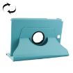 Litchi Texture 360 Rotating Leather Case for Galaxy Tab A 9.7 - Blue - 1