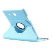 Galaxy Tab E 9.6 Case - Litchi Texture, 360 Rotation, Baby Blue Holder - 6