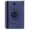 Galaxy Tab S2 8.0 Dark Blue Leather Case with 360 Rotation Holder - 3