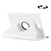 Litchi Texture Leather Case with 360 Rotation for Galaxy Tab S2 8.0 - White - 1