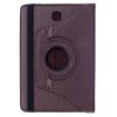 Litchi Texture Leather Case with 360 Rotation for Galaxy Tab S2 8.0 Brown - 3