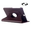 Galaxy Tab S2 9.7 Leather Case, Litchi Texture, 360 Rotation, Coffee - 1