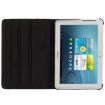 Galaxy Tab 2 (10.1) P5100 Black Leather Case with 360 Rotatable Holder - 4