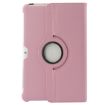 Pink Litchi Texture Leather Case with Holder for Galaxy Tab 2 (10.1)/P5100 - 3