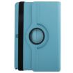 Rotatable Leather Case for Galaxy Note 10.1 (2014) P600, Baby Blue - 5