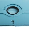 Rotatable Leather Case for Galaxy Note 10.1 (2014) P600, Baby Blue - 6