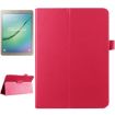 Magenta Litchi Texture Leather Case for Galaxy Tab S2 9.7/T815 - 1