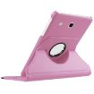 Pink Litchi Texture Leather Case with 360 Rotation for Galaxy Tab E 9.6 - 6