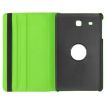 Green Litchi Texture Leather Case with 360 Rotation for Galaxy Tab E 9.6 - 4